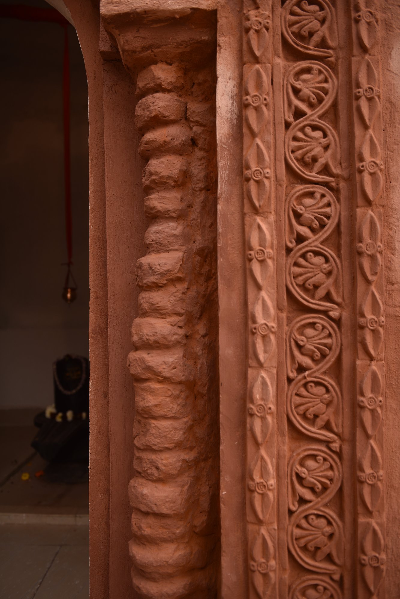 Temple facade — full view of the restored exterior with carved details