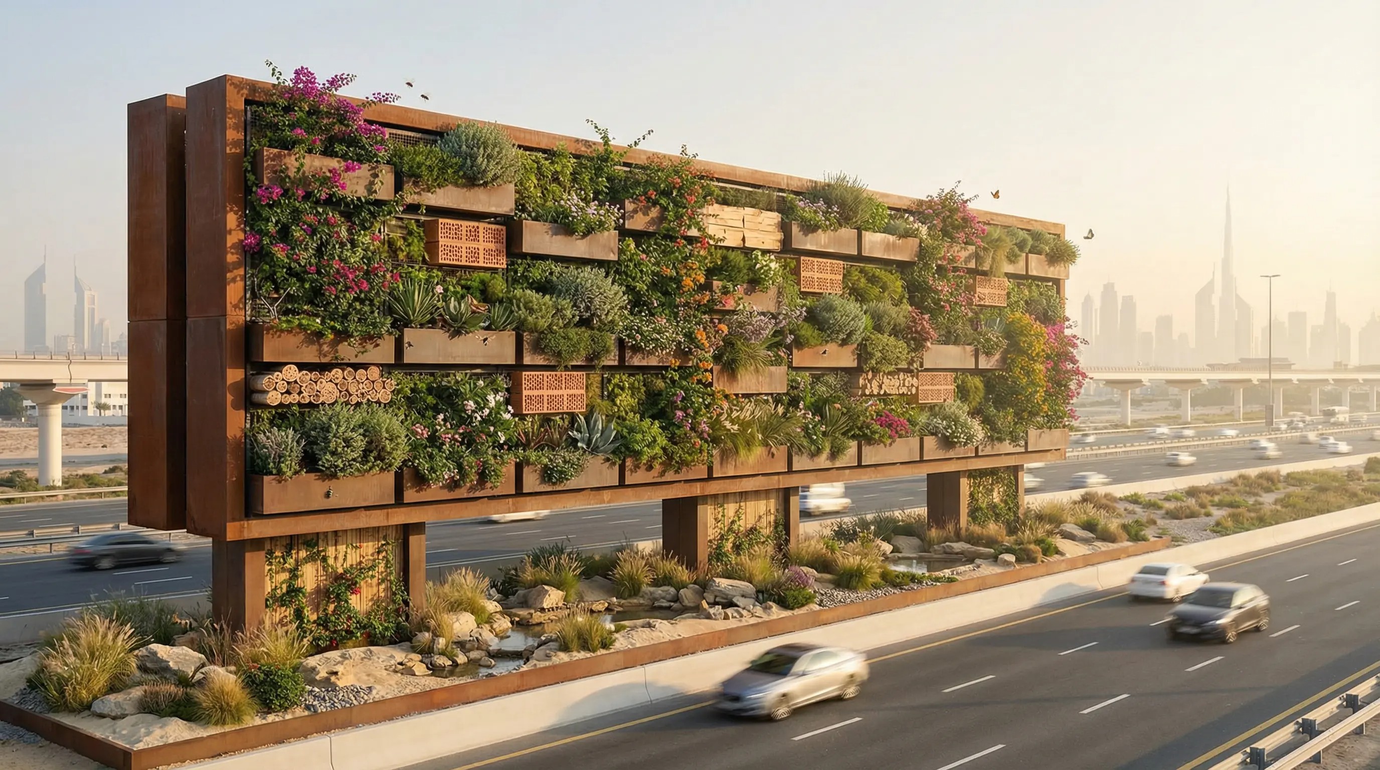 Desert Hive Billboard detail render — nesting cells