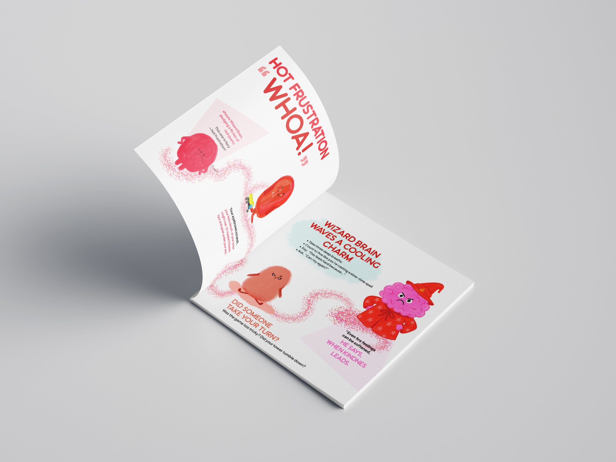 Magical Emotions — full book spread from the published edition
